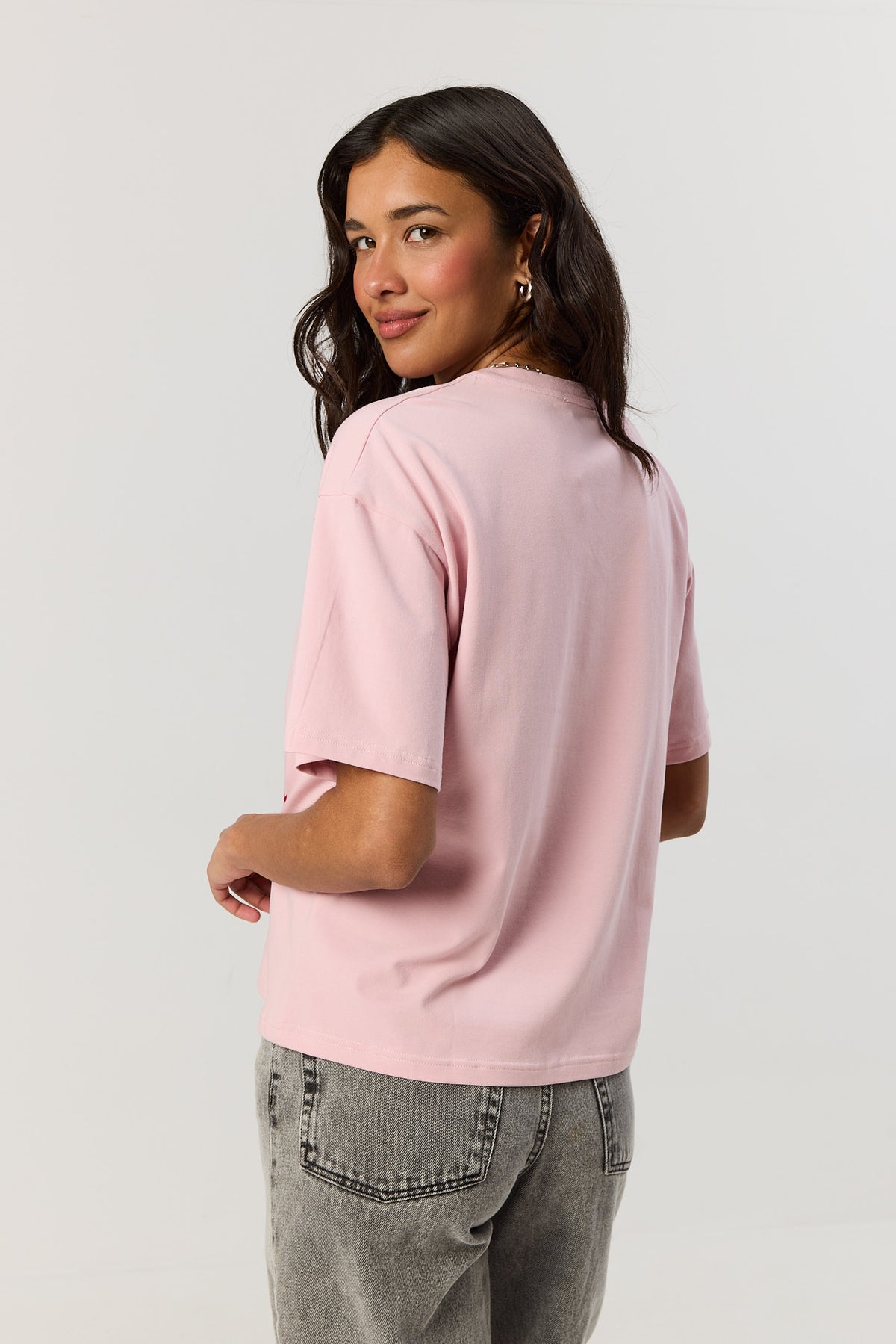 T-shirt Leo smoky pink