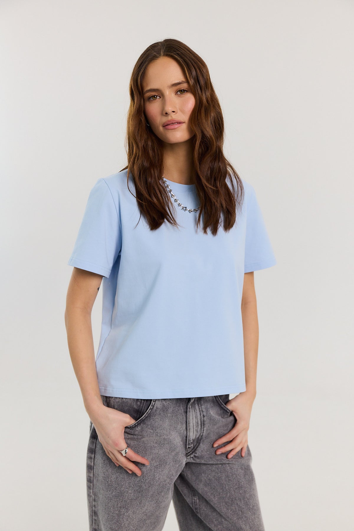 T-shirt Tony powder blue