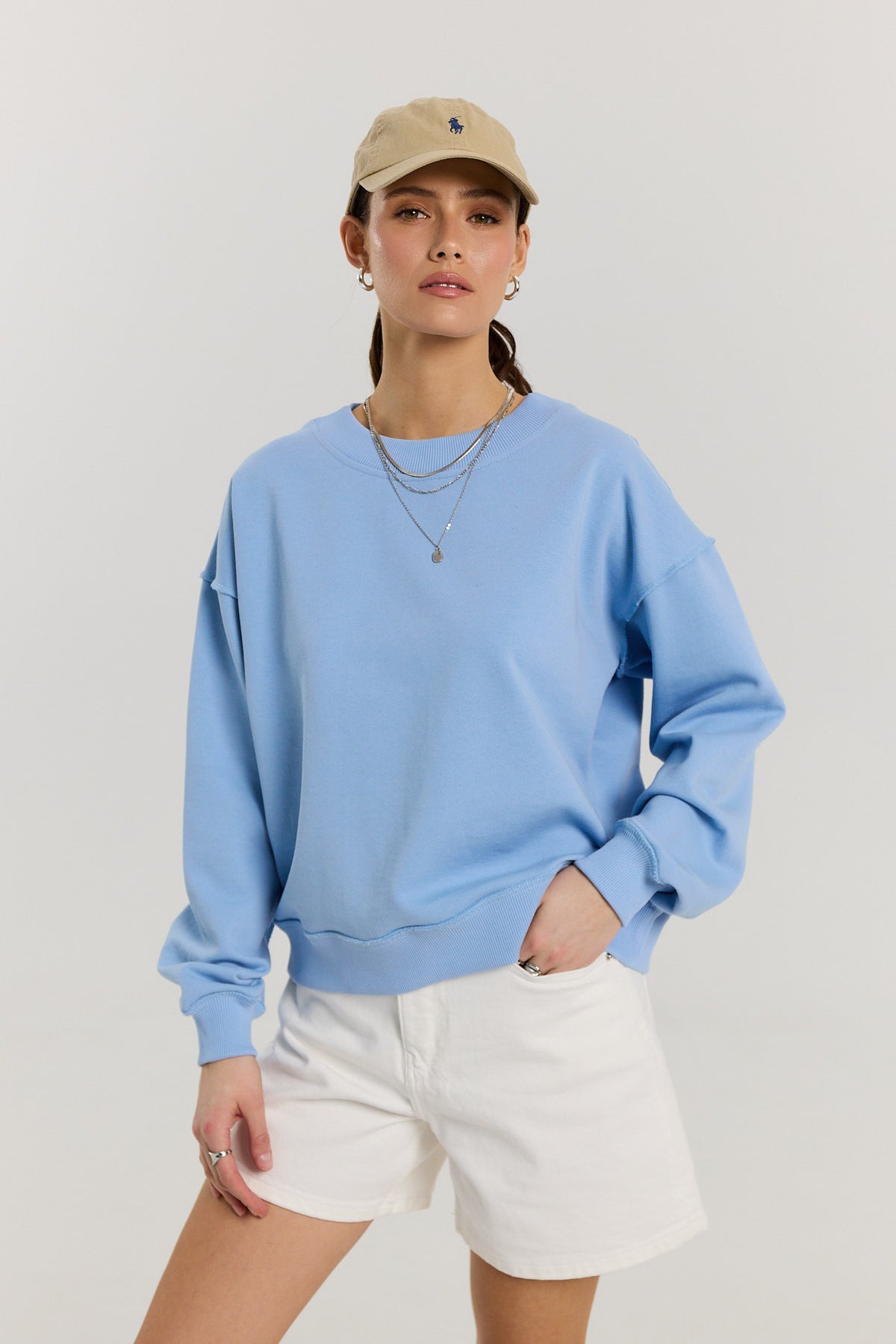 Bluza Chilly powder blue