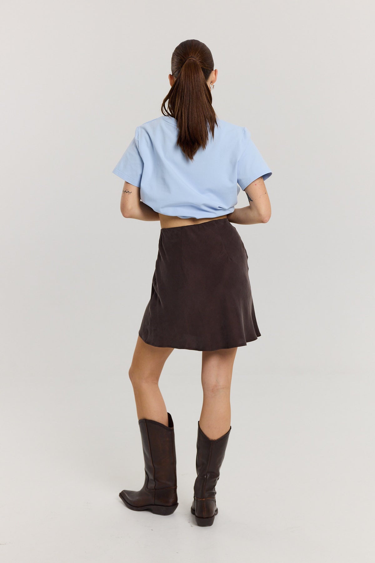 Spódnica Petra short dark chocolate