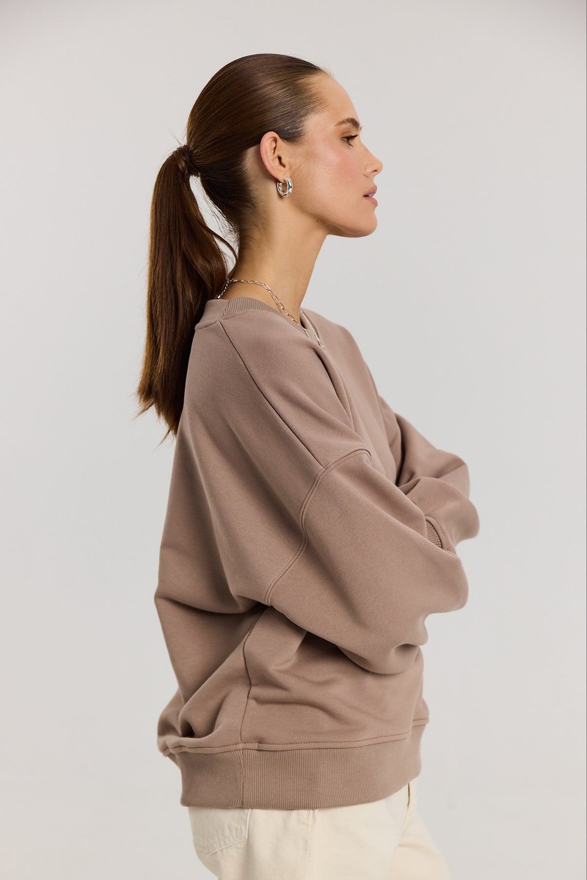 Bluza Boyfriend latte