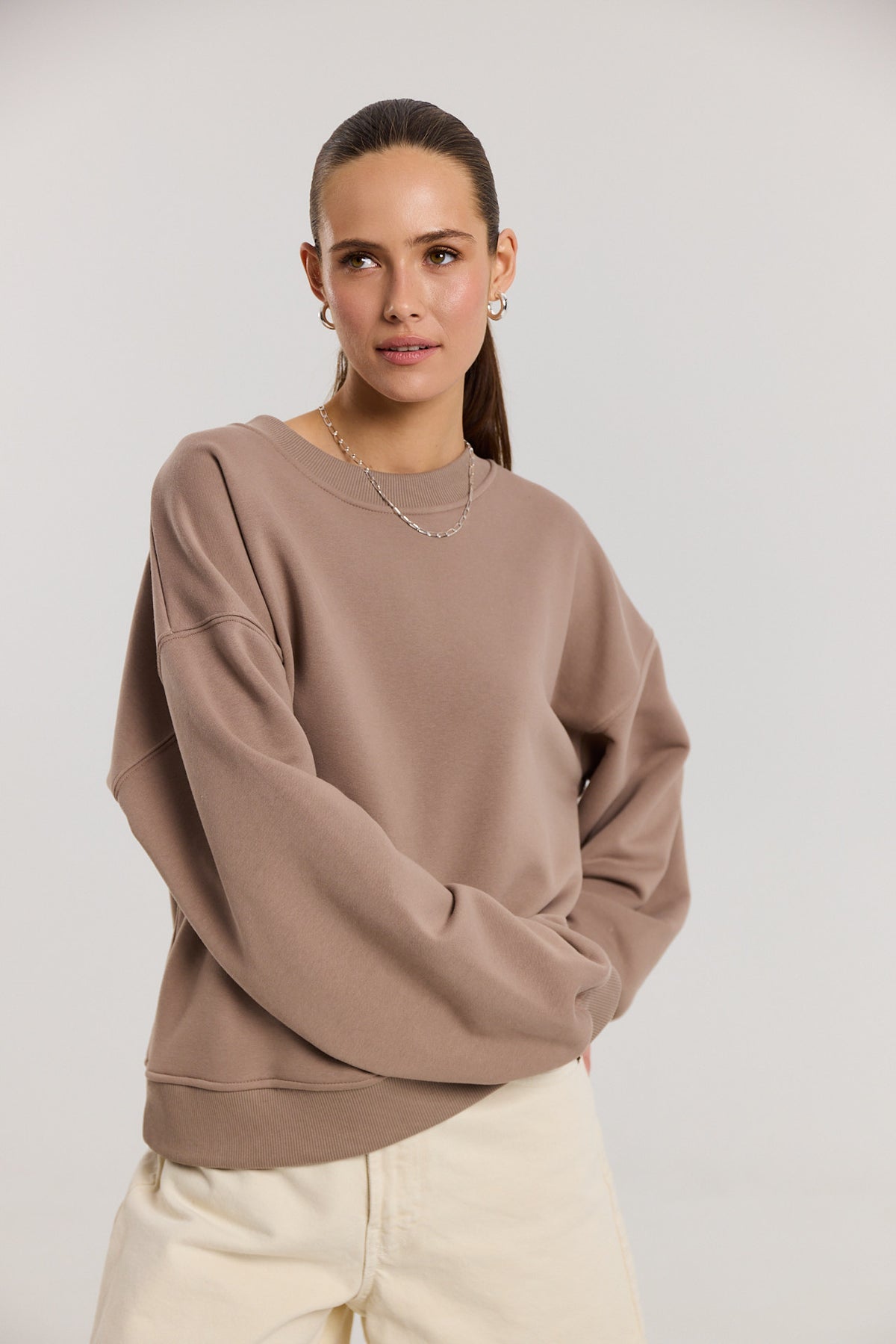 Bluza Boyfriend latte