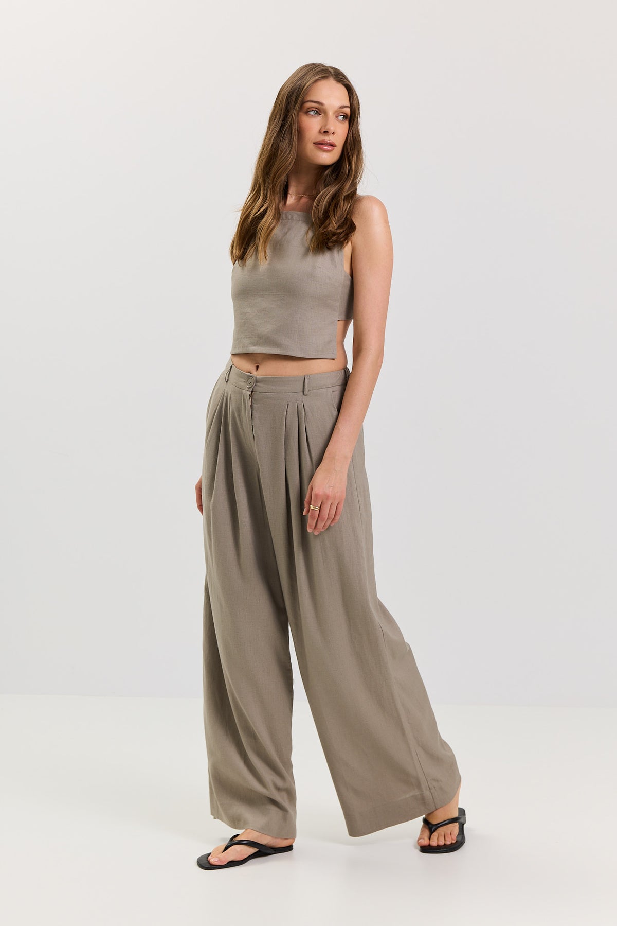 Top Lizzie linen beige