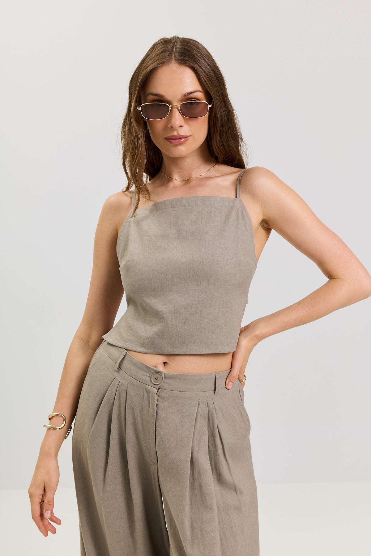 Top Lizzie linen beige