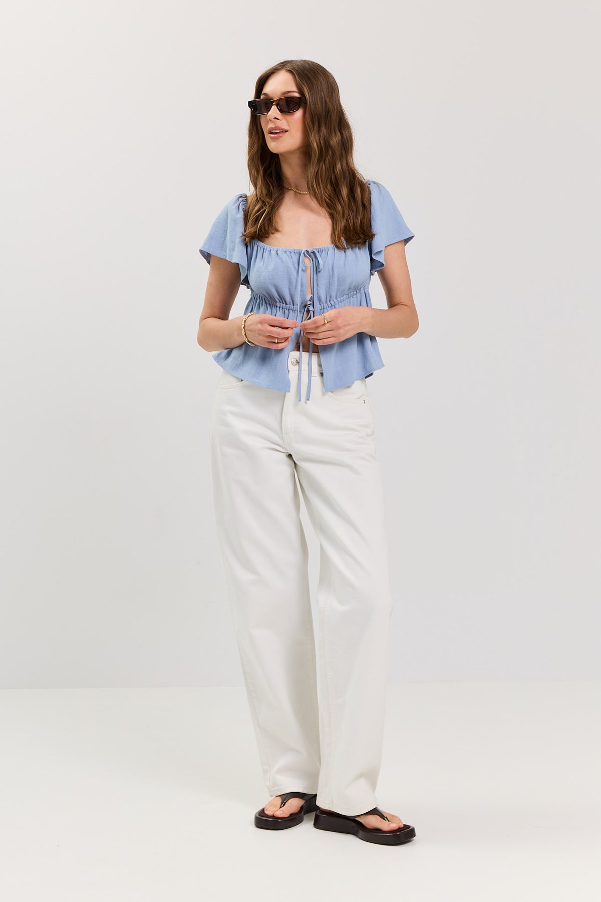 Top Nelly powder blue