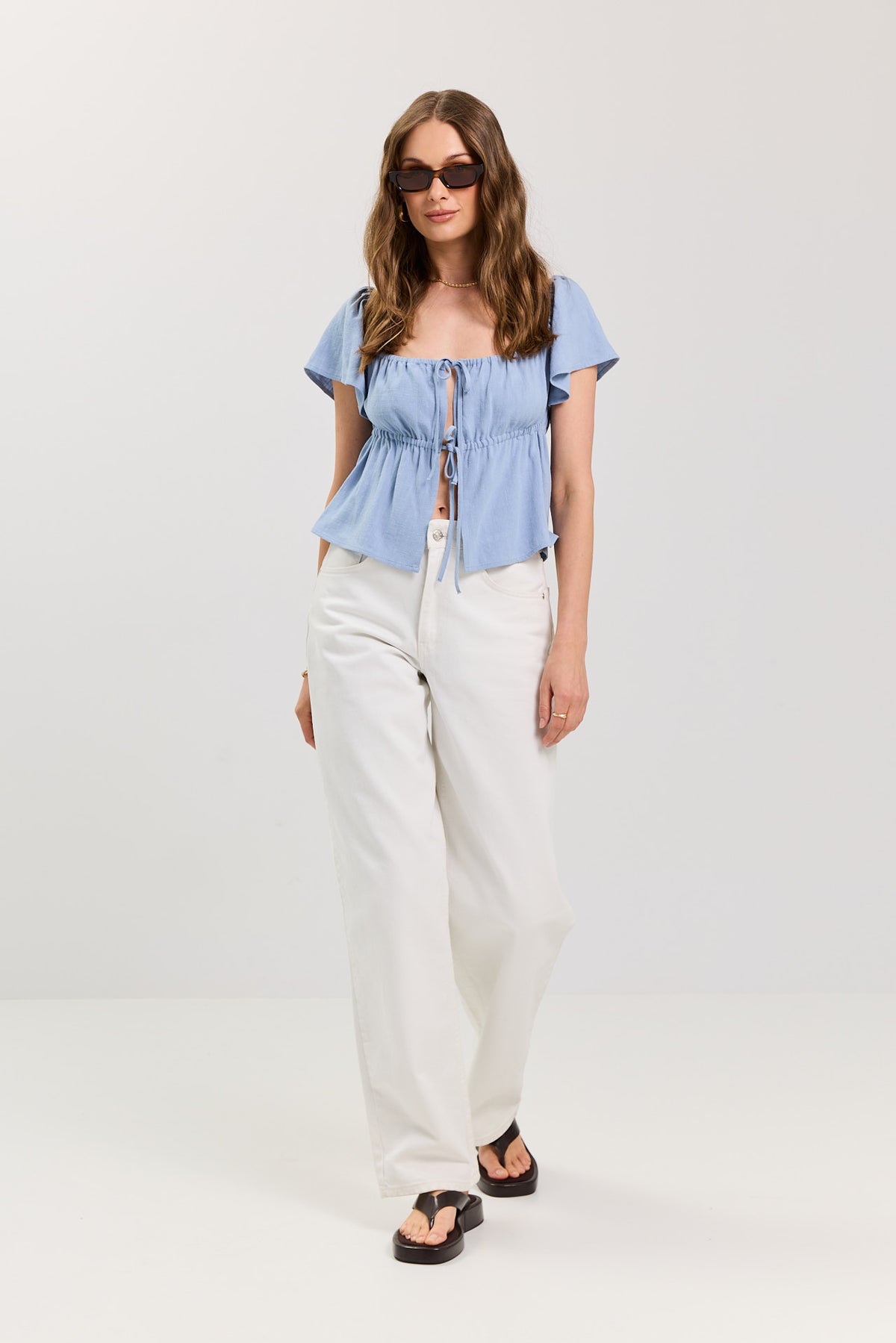 Top Nelly powder blue