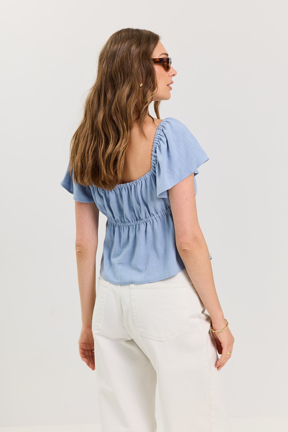 Top Nelly powder blue
