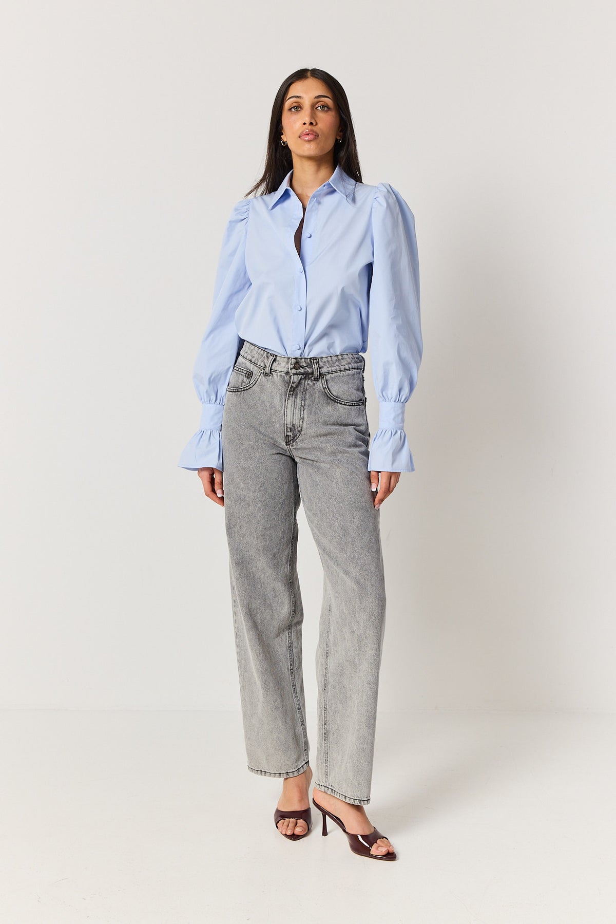 Koszula Emma powder blue