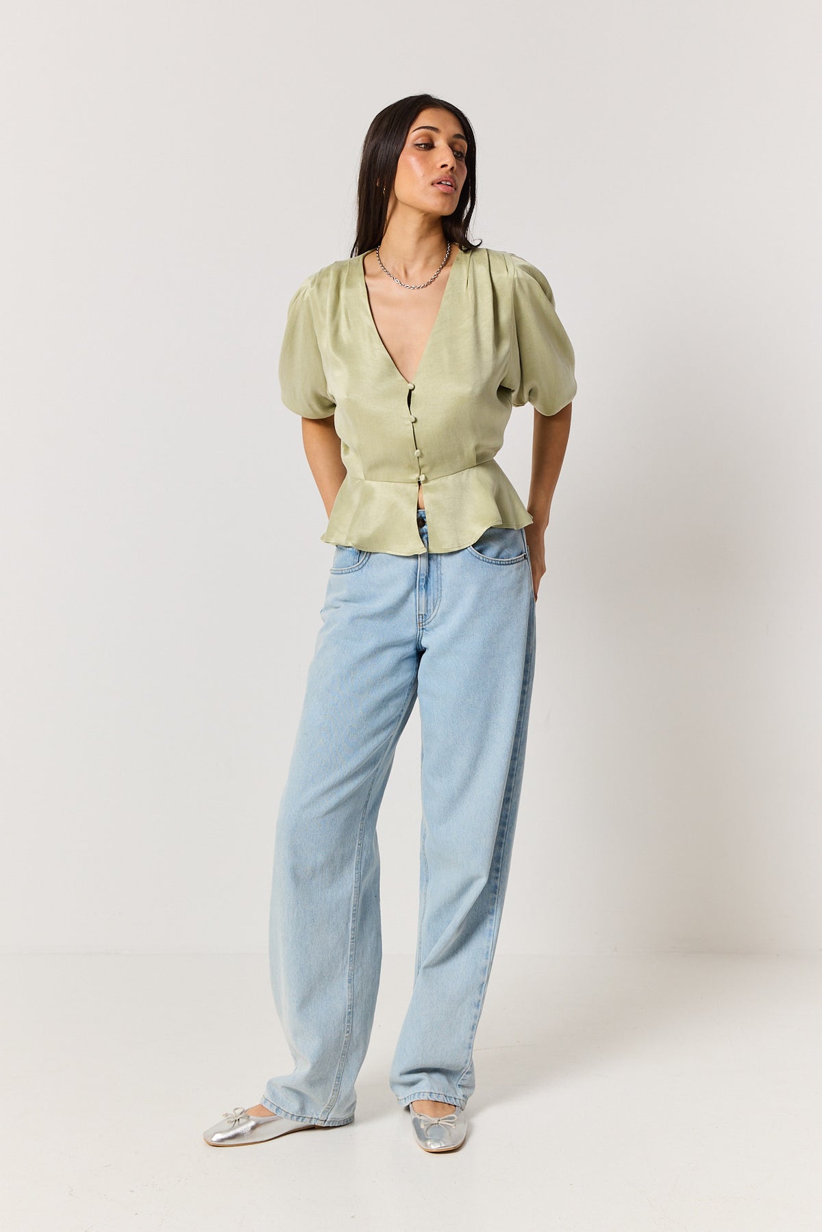 Koszula Margot pale green