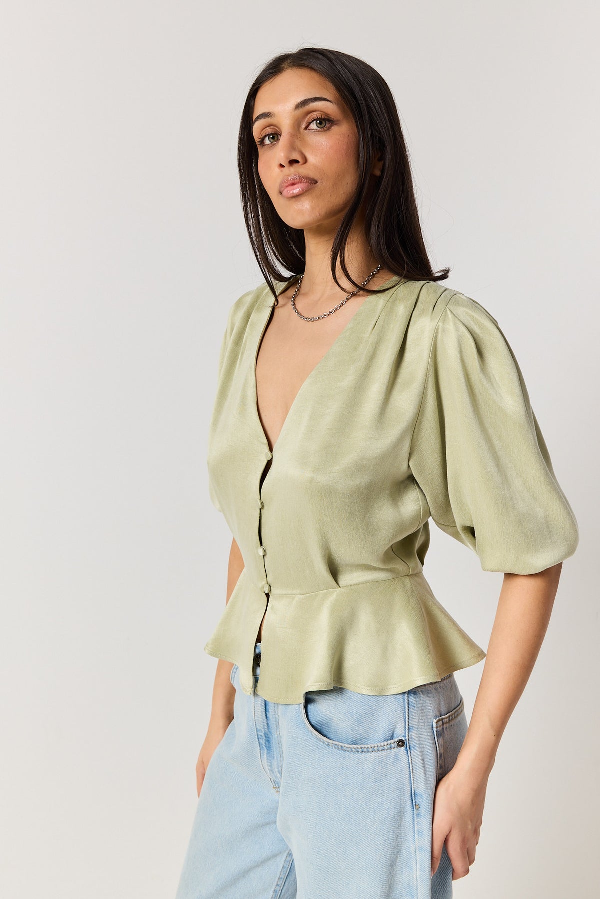 Koszula Margot pale green
