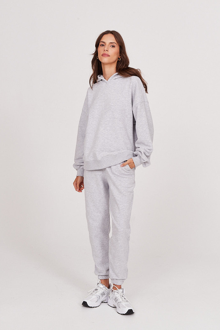 Spodnie dresowe light grey melange